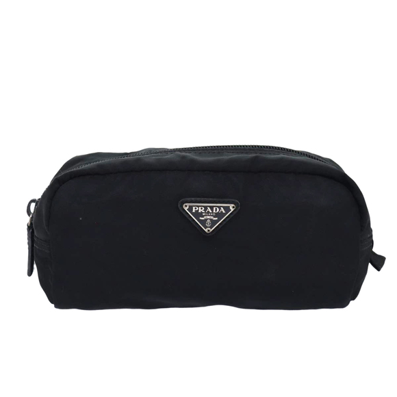 PRADA Pouch Nylon Black Auth am6627 - Picture 13 of 16
